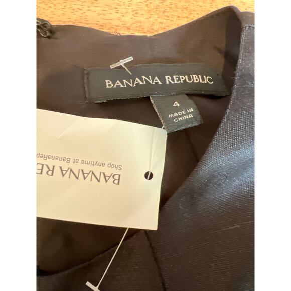 Banana Republic Black and White Circle Mini Dress - Picture 6 of 9